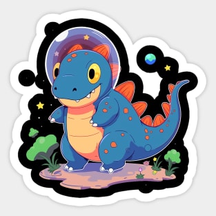 space dino Sticker